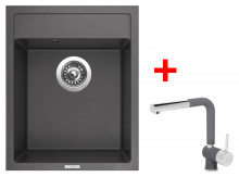 Sinks CLASSIC 400 Titanium + Mix 3 P GR 